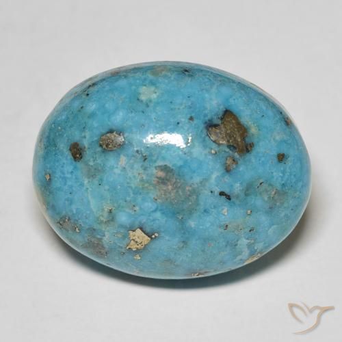 19.84ct Natural Azul verdoso oscuro Turquesa, Ovalada, Opaco
