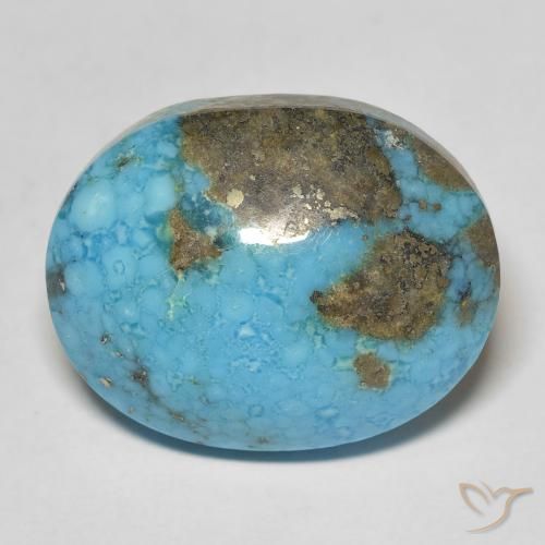 21.38ct Natural Azul verdoso Turquesa, Ovalada, Opaco