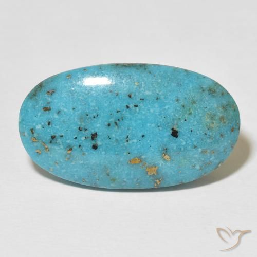 22.58ct Natural Azul verdoso Turquesa, Ovalada, Opaco