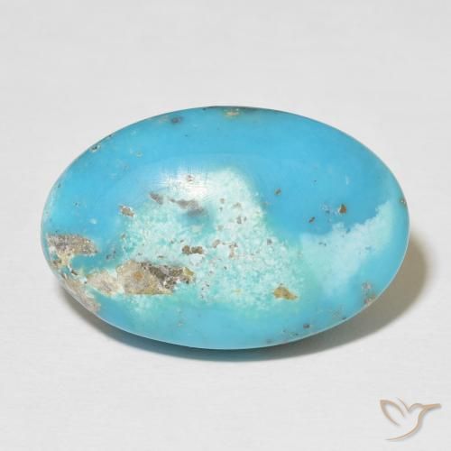 22.46ct Natural Azul verdoso Turquesa, Ovalada, Opaco