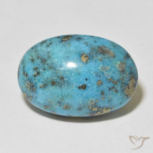 27.44ct Natural Azul verdoso Turquesa, Ovalada, Opaco