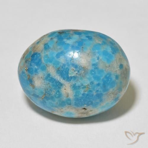 24.07ct Natural Azul verdoso claro Turquesa, Ovalada, Opaco