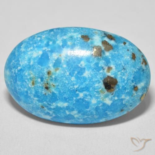 29.13ct Natural Azul verdoso Turquesa, Ovalada, Opaco