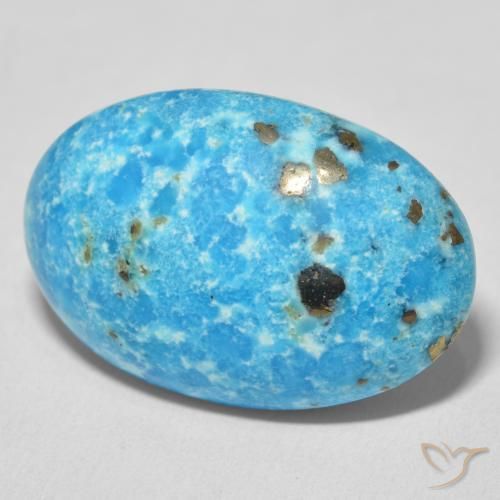 Turquesa Azul verdoso natural de 29.13 ct, Ovalada, Opaco
