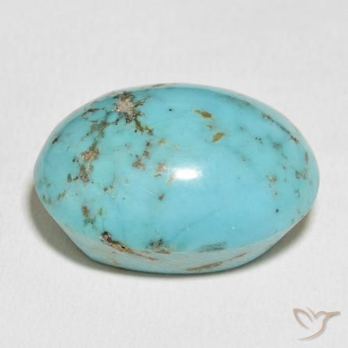 Turquesa Verde azulado natural de 59.90 ct, Ovalada, Opaco