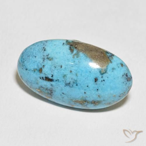Turquesa Azul verdoso natural de 40.55 ct, Ovalada, Opaco
