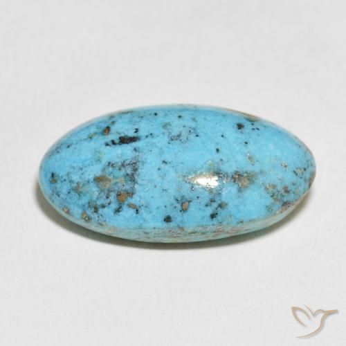 Turquesa Azul verdoso natural de 40.55 ct, Ovalada, Opaco