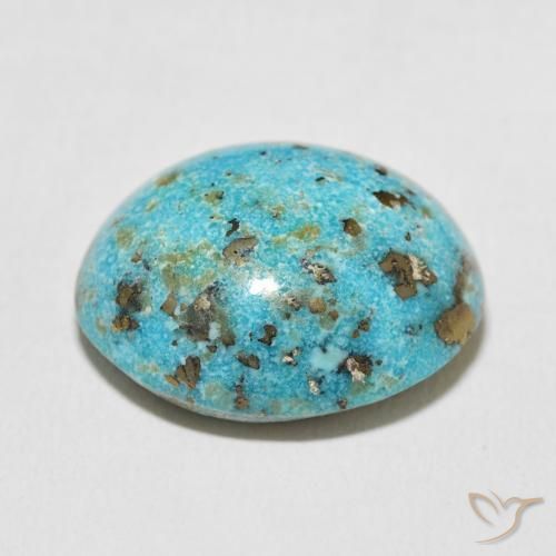 Turquesa Verde azul natural de 26.96 ct, Ovalada, Opaco