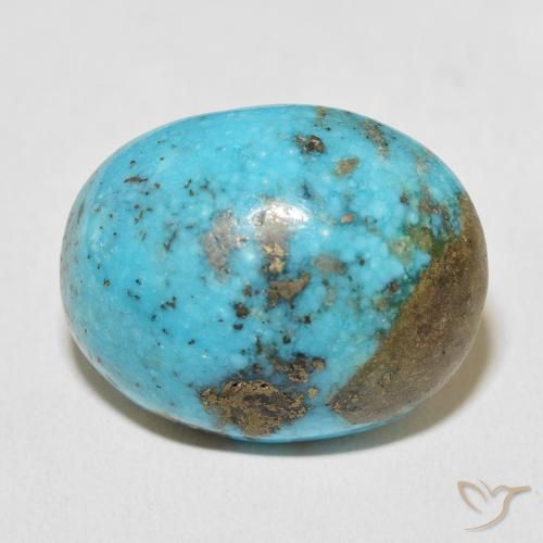 45.72ct Natural Azul verdoso Turquesa, Ovalada, Opaco
