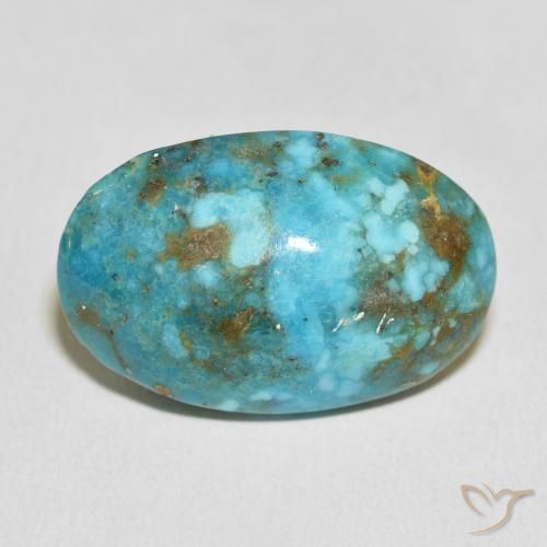36.21ct Natural Azul verdoso Turquesa, Ovalada, Opaco