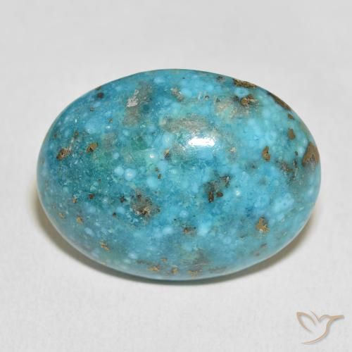 36.79ct Natural Verde azul Turquesa, Ovalada, Opaco