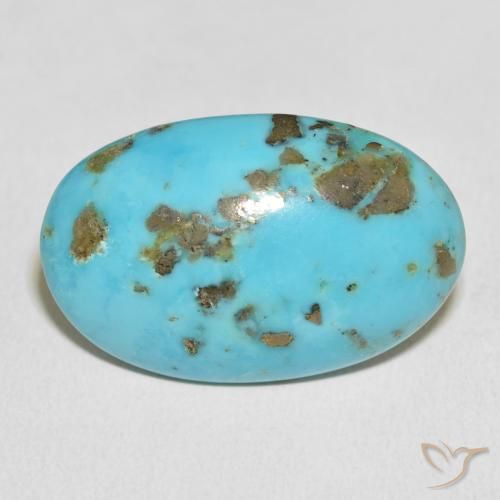 28.70ct Natural Azul verdoso medio Turquesa, Ovalada, Opaco