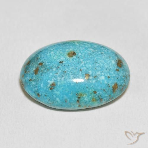 Turquesa Verde azul natural de 27.71 ct, Ovalada, Opaco