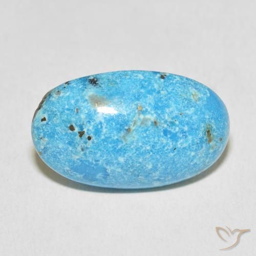 17.65ct Natural Cerceta Turquesa, Ovalada, Opaco