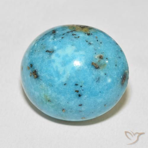 Turquesa Verde azul natural de 36.93 ct, Ovalada, Opaco