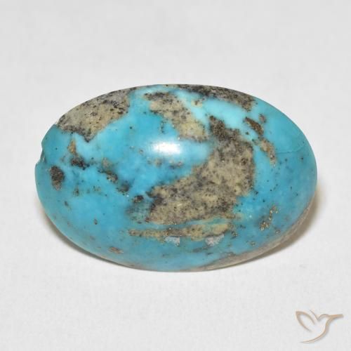 27.39ct Natural Azul verdoso Turquesa, Ovalada, Opaco