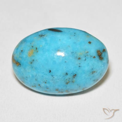 26.64ct Natural Verde azulado Turquesa, Ovalada, Opaco