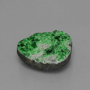 Granate Uvarovita Druzy Deep Earthy Green natural de 6.25 ct, Elegante, Opaco