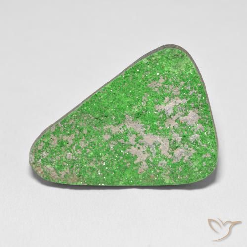 52.58ct Natural Verde Granate Uvarovita Druzy, Trillón, Opaco