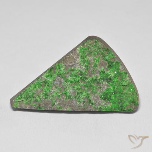 54.05ct Natural Verde lima Granate Uvarovita Druzy, Elegante, Opaco