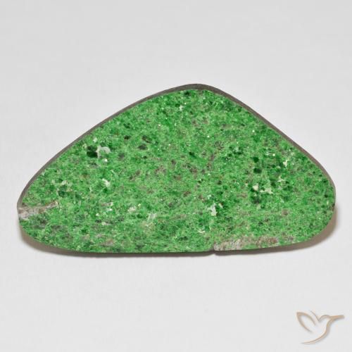 56.13ct Natural Verde trébol Granate Uvarovita Druzy, Elegante, Opaco