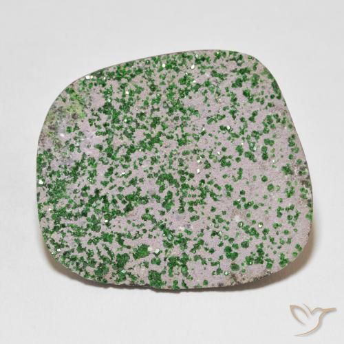 73.43ct Natural Verde salvia claro Granate Uvarovita Druzy, Elegante, Opaco