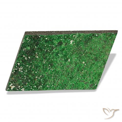 48.90ct Deep Earthy Green Granate Uvarovita Druzy, Elegante, Opaco