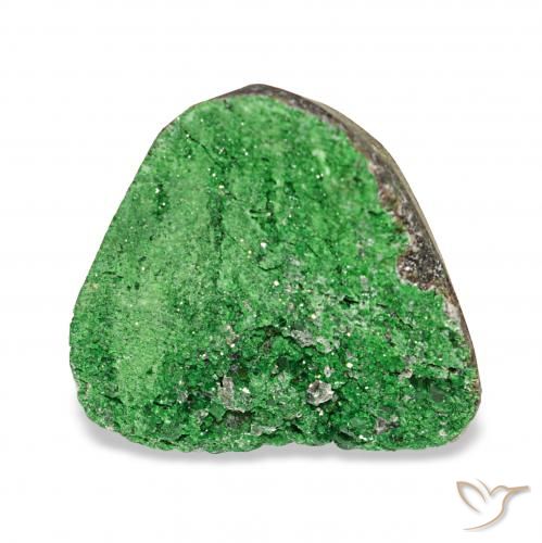 9.00ct Verde oscuro Granate Uvarovita Druzy, Elegante, Opaco