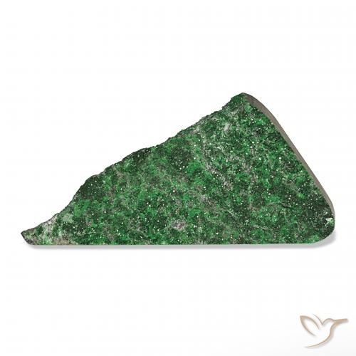90.90ct Verde Granate Uvarovita Druzy, Elegante, Opaco
