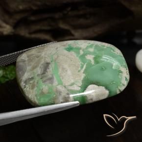 Variscita Multicolor natural de 51.51 ct, Forma Cojín, Opaco