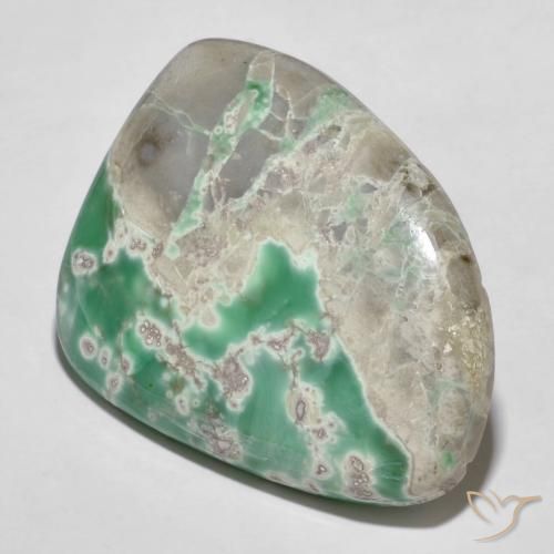 Variscita Verde claro natural de 49.59 ct, Elegante, Opaco
