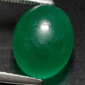 Verdite verde natural de 3,08 ct, transparente, transparente / translúcido