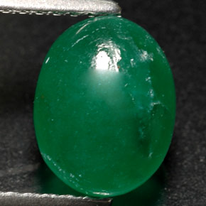 Verdite verde natural de 1,91 ct, transparente, transparente / translúcido