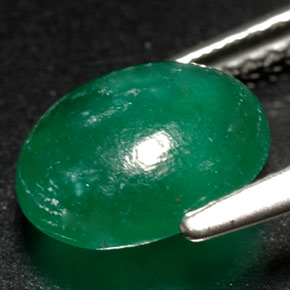 Verdite verde natural de 1,91 ct, transparente, transparente / translúcido
