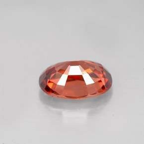 Circón naranja natural de 3,05 ct, corte óvalo, VVS-VS