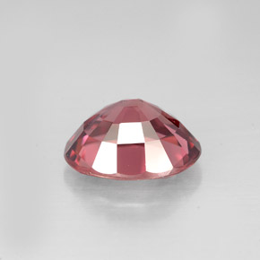 Circón rosa natural de 3,42 ct, corte óvalo, VVS