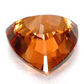 Circón naranja natural de 3,57 ct, trillón, VVS-VS