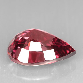 Circón rosa natural de 5,50 ct, en forma de pera, VS