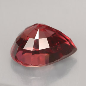 Circón rosa natural de 5,84 ct, en forma de pera, VVS-VS