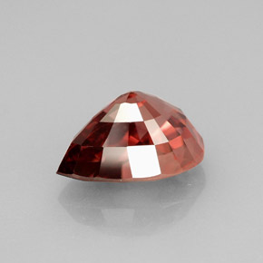 Circón rosa natural de 4,20 ct, en forma de pera, VVS