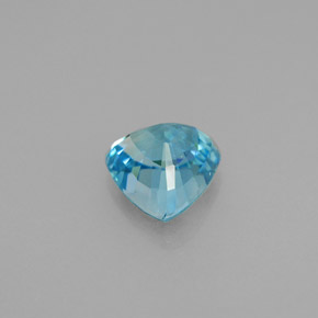 Circón azul natural de 1,61 ct, trillón, VVS-VS