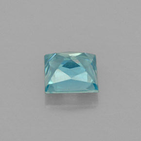 Circón Azul natural de 1.36 ct, Cuadrado, VS