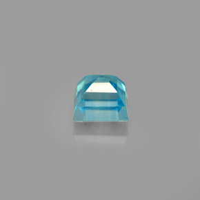 Circón azul natural de 1,02 ct, cuadrado, VS