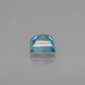 Circón azul natural de 1,03 ct, cuadrado, VVS-VS