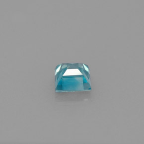 Circón azul natural de 0,73 ct, cuadrado, VS