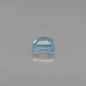 Circón azul natural de 0,70 ct, cuadrado, VVS-VS