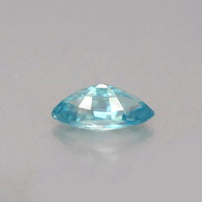 Circón azul natural de 0,72 ct, marquesa, VVS