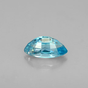 Circón azul natural de 0,78 ct, marquesa, VVS