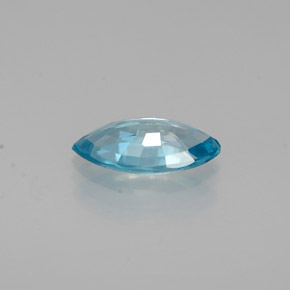 Circón azul natural de 0,53 ct, marquesa, VS