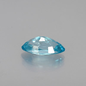 Circón azul natural de 0,68 ct, marquesa, VVS